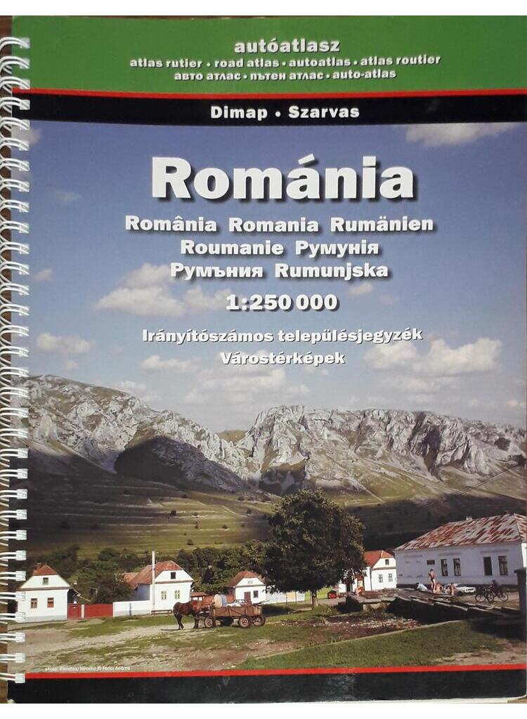 Románia autóatlasz