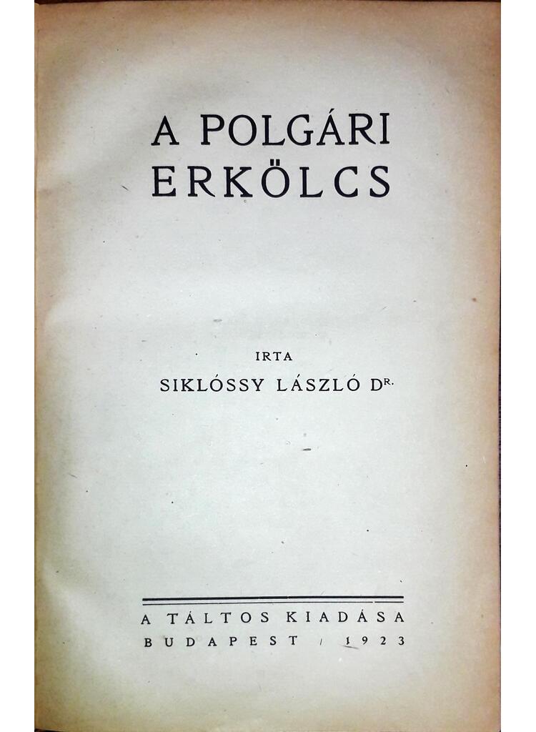 A régi Budapest erkölcse I-III. - Image 3