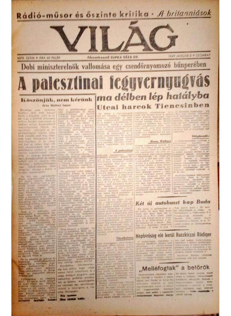 Világ. 1949/jan.-márc. - Image 2